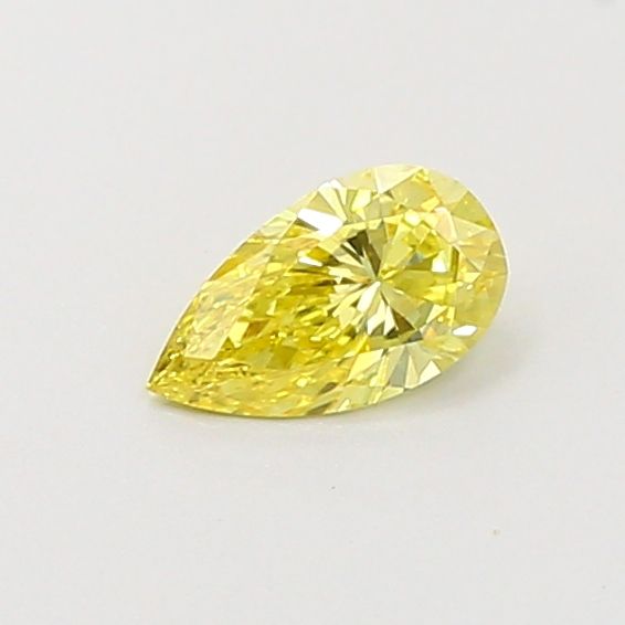 0.27 CT Fancy Vivid Yellow PEAR