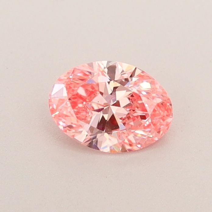 0.39 CT Fancy Intense Pink OVAL