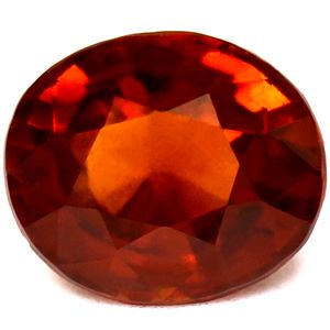 Granat 4,70 ct, pomarańczowy, szlif owalny