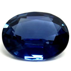 Szafir 1,34 ct, niebieski, szlif owalny