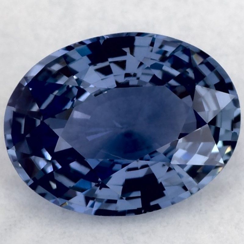 Szafir 2,12 ct, niebieski, szlif owalny