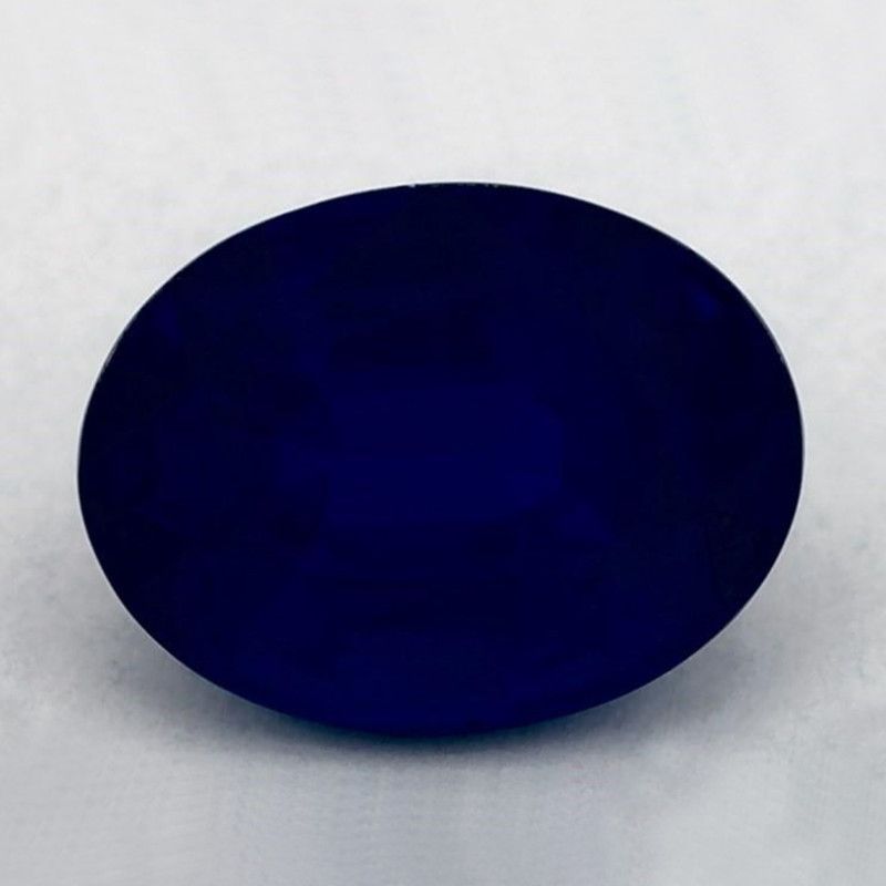 Szafir 1,85 ct, niebieski, szlif owalny