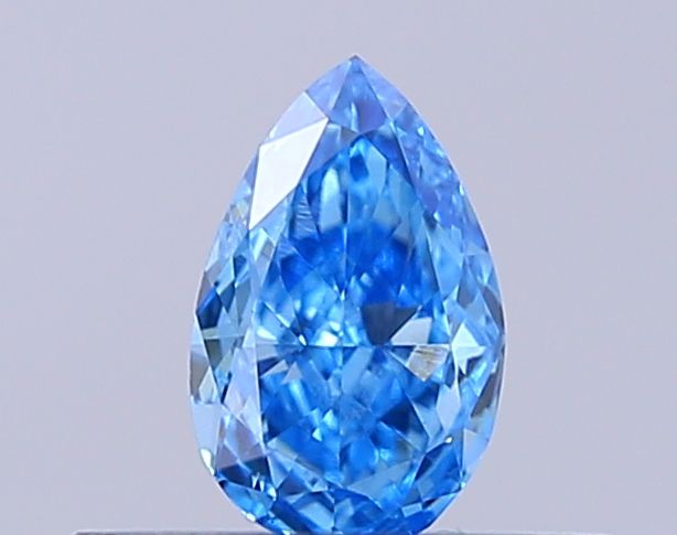 0.28 CT Fancy Vivid Blue PEAR