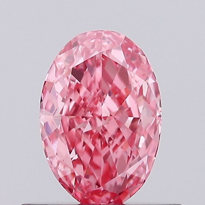 0.51 CT Fancy Vivid Pink OVAL