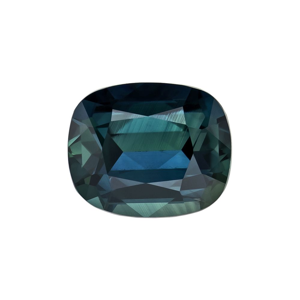 SAPPHIRE FACETED 1.28ct TEAL SI MADAGASCAR HEATED