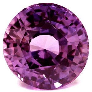 Szafir 2,42 ct, różowy, szlif okrągły