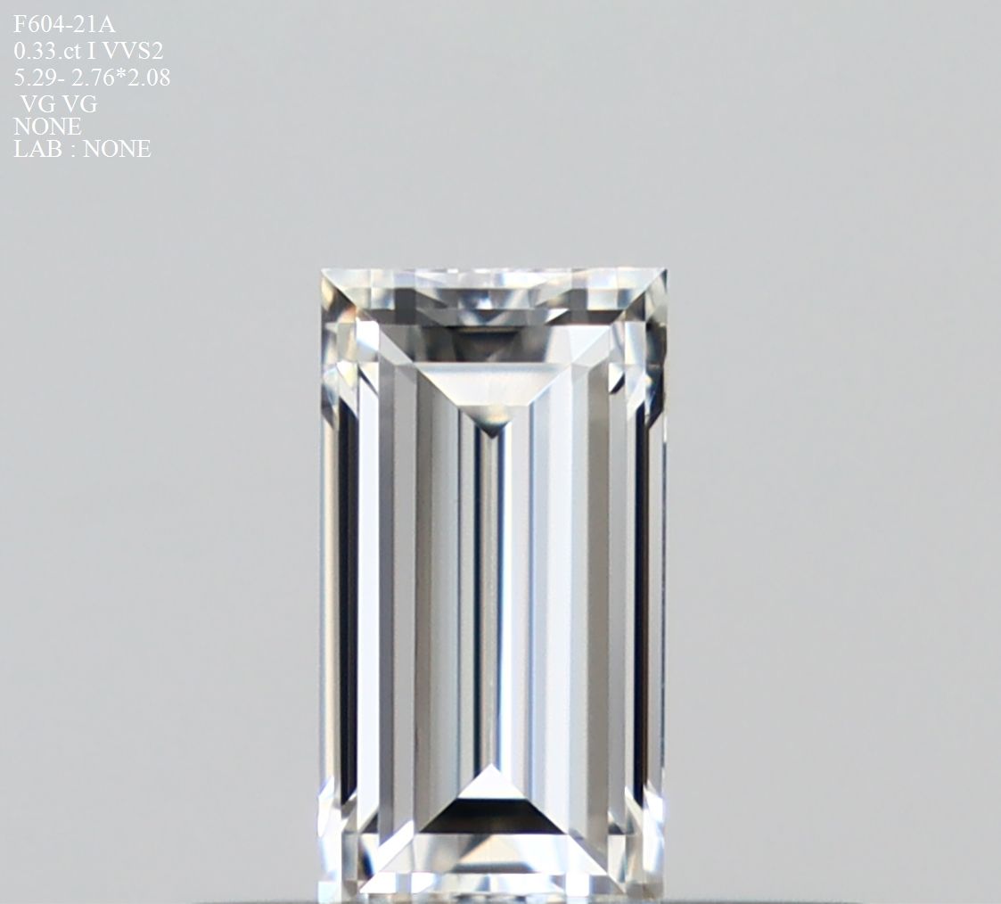 Prírodný diamant bageta,...