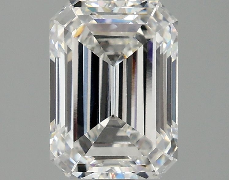 Diamant Émeraude 2.02 ct - Couleur F - Pureté VVS2
