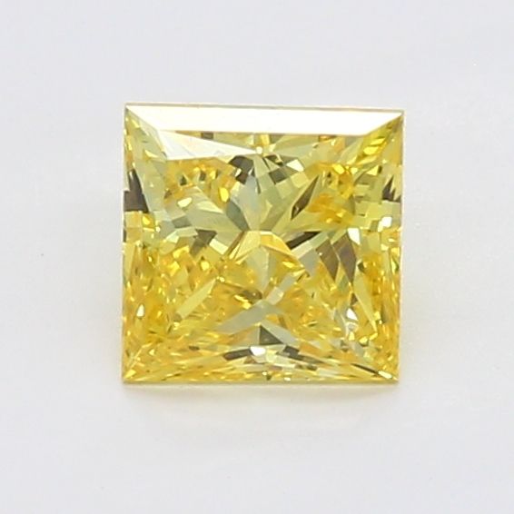 0.43 CT Fancy Vivid Yellow PRINCESS
