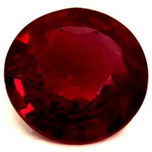 RUBY FACETED 0.76ct RED Pigeon Blood Red EC REST_OF_AFRICA HEATED