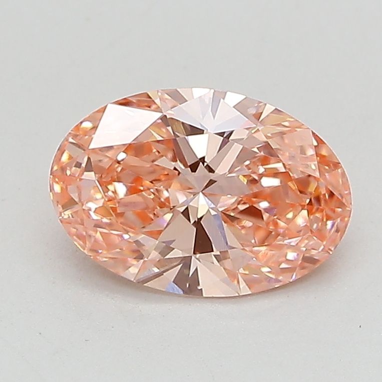 OVALE 1.26ct FANCY VIVIDO ROSA VVS2  EX EX FORTE