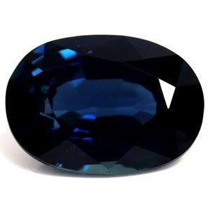 SAPPHIRE FACETED 1.13ct BLUE Deep Blue EC MADAGASCAR HEATED