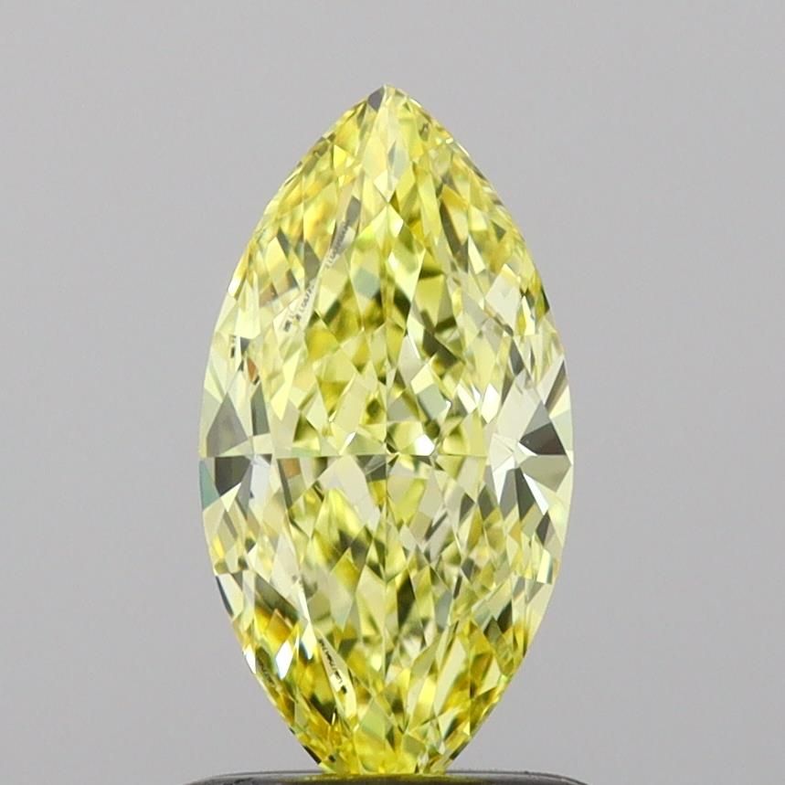 1.0 CT Fancy Vivid Yellow MARQUISE