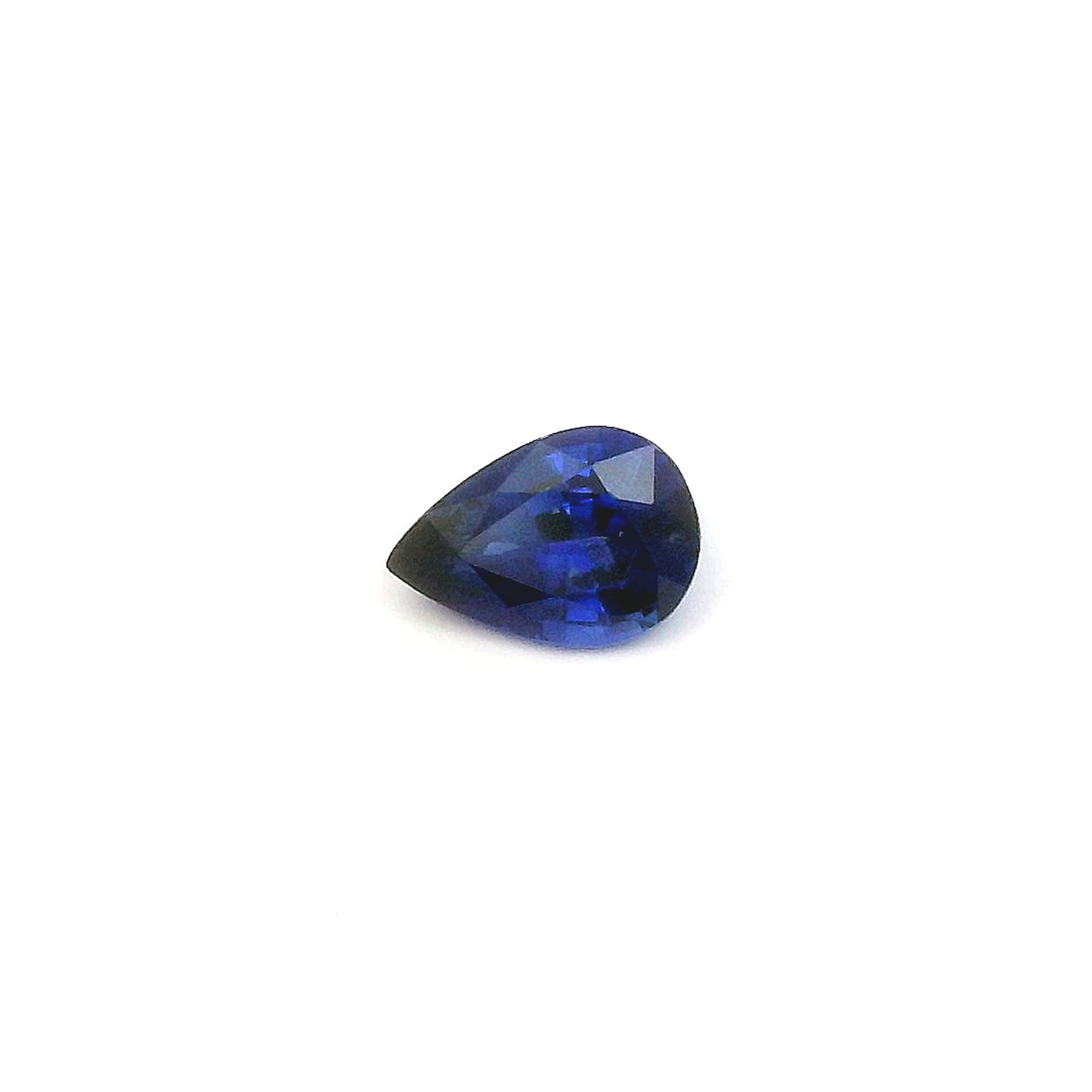 0.59 ct Pear sapphire