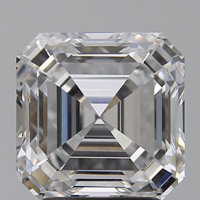 3.08 carat e VVS2 EX Cut IGI asscher diamond