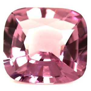 Spinel 1,01 ct, różowy, szlif cushion