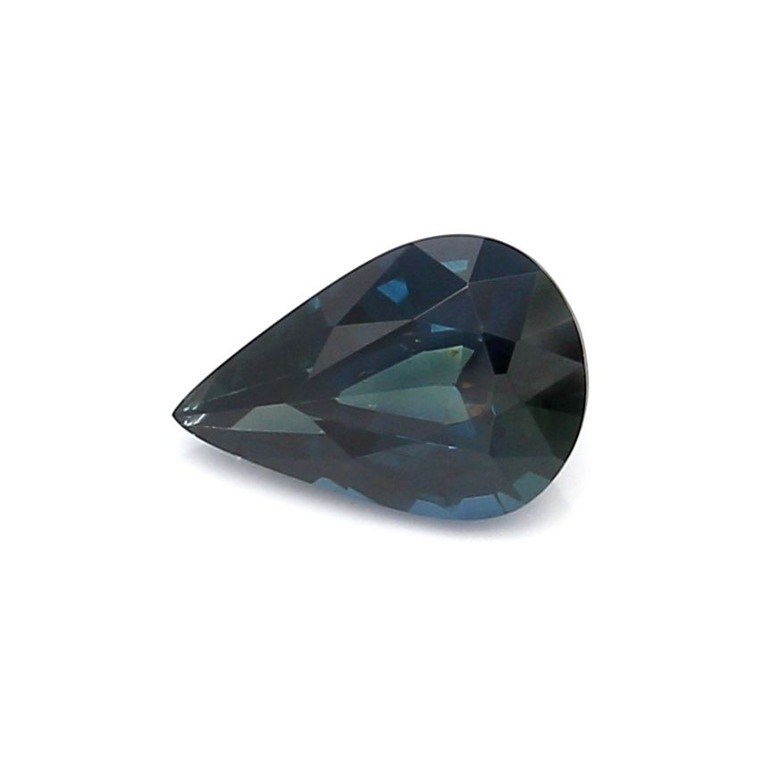 Szafir 1,22 ct, niebieski, szlif gruszka