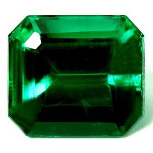 Szmaragd 1,44 ct, zielony, szlif szmaragdowy
