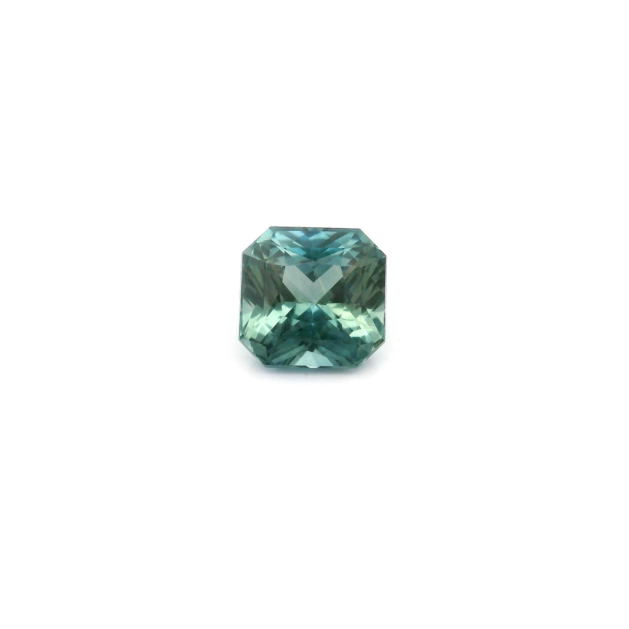 Szafir 1,21 ct, niebieski, szlif ośmiokątny