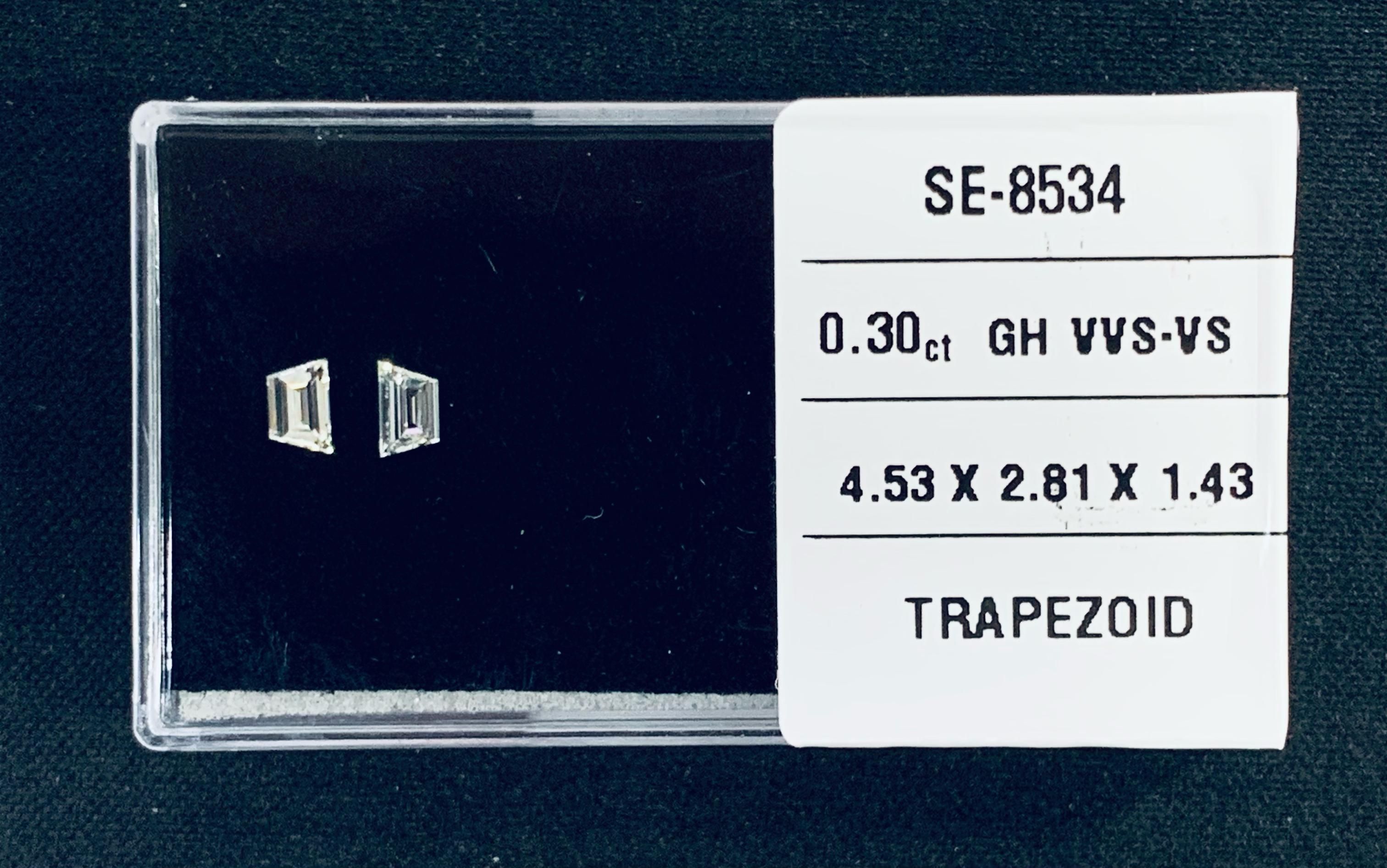 Prírodný diamant trapezoid,...