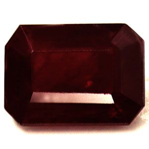 RUBY FACETED 1.27ct RED Deep Red SI REST_OF_AFRICA HEATED