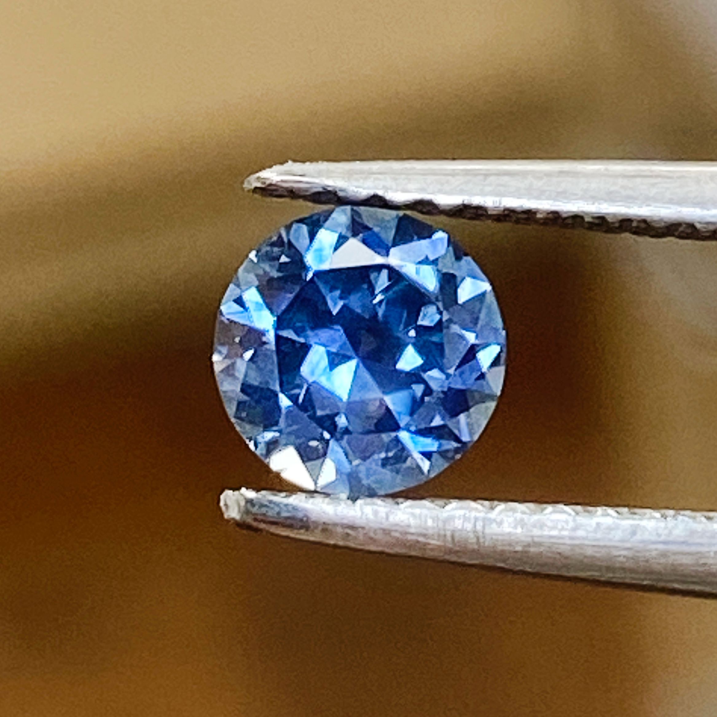 SAPPHIRE FACETED 0.7ct BLUE Blue EC UNITEDSTATES HEATED