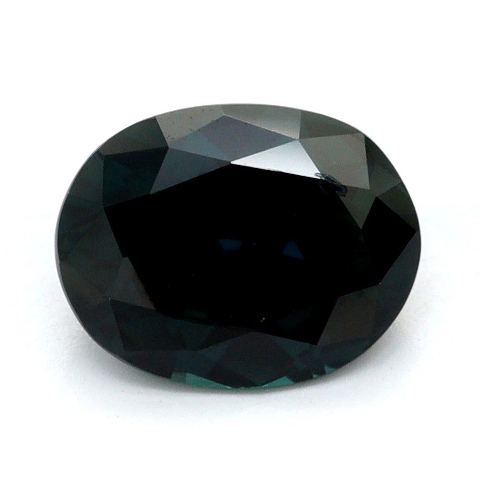 Szafir 1,19 ct, niebieski, szlif owalny