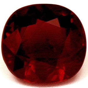 Rubin 2,03 ct, czerwony, szlif cushion