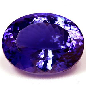 Tanzanit 10,81 ct, niebieski, szlif owalny