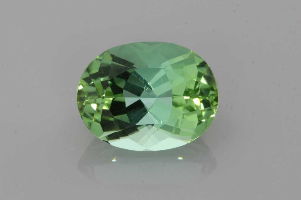 TOURMALINE FACETED 2.87ct GREEN Vivid GREEN SI MOZAMBIQUE HEATED