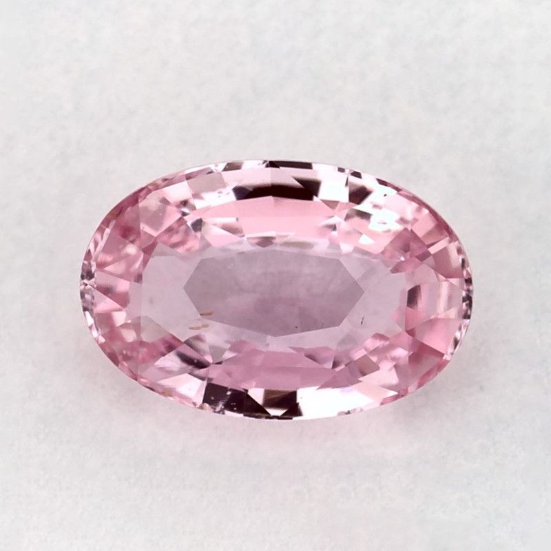 Szafir 1,26 ct, różowy, szlif owalny
