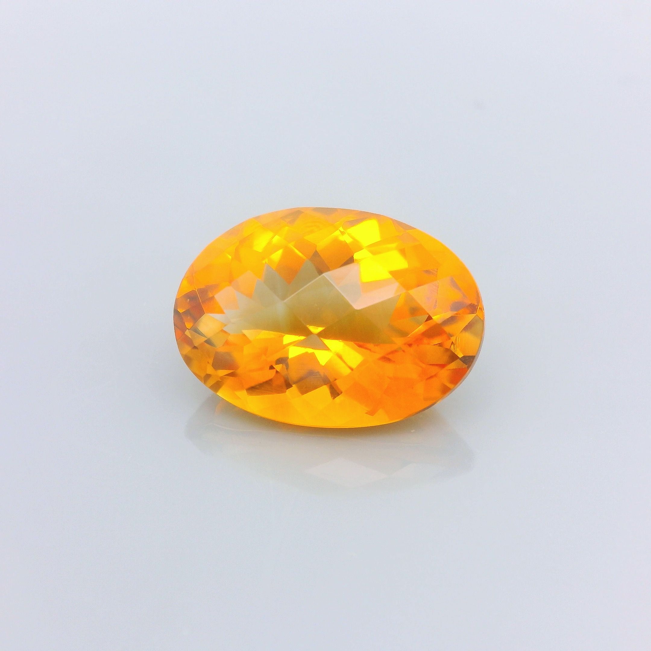 Cytryn 5,46 ct, żółty, szlif owalny