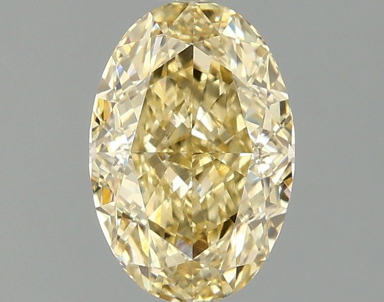 OVAL 1.59ct Fancy Intense Yellow VS1 – EX EX NON