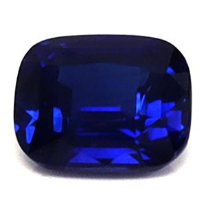 Szafir 1,34 ct, niebieski, szlif cushion