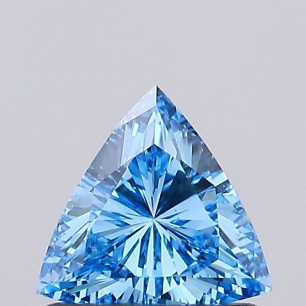 0.49 CT Fancy Vivid Blue TRIANGULAR