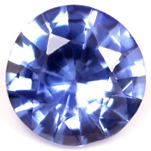 SAPPHIRE FACETED 0.88ct BLUE Vivid Blue EC SRILANKA HEATED