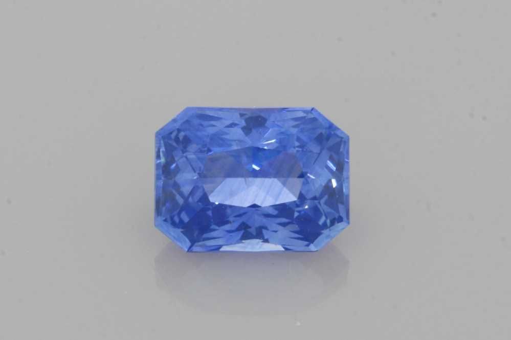 SAPPHIRE FACETED 1.23ct BLUE BLUE SI SRILANKA HEATED
