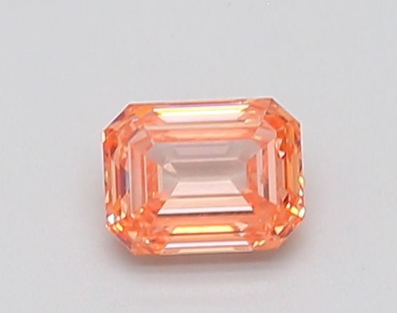 0.72 CT Fancy Intense Orange EMERALD