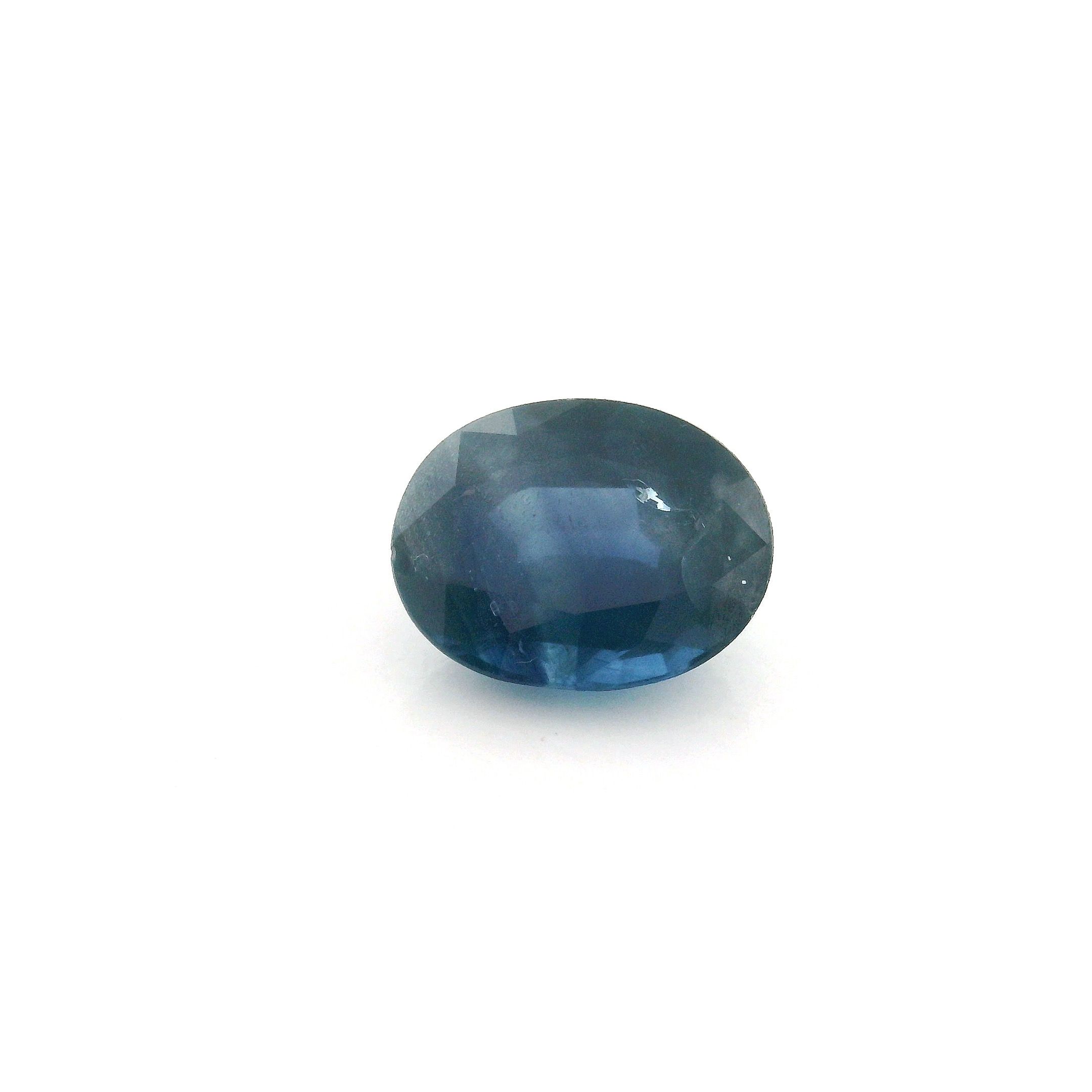 Szafir 2,22 ct, niebieski, szlif owalny