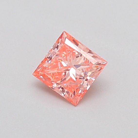 0.3 CT Fancy Intense Orangey Pink PRINCESS