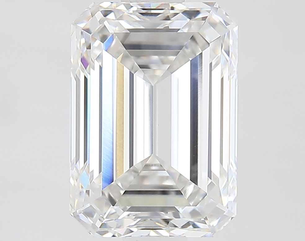Diamant Émeraude 2.07 ct - Couleur F - Pureté VVS2