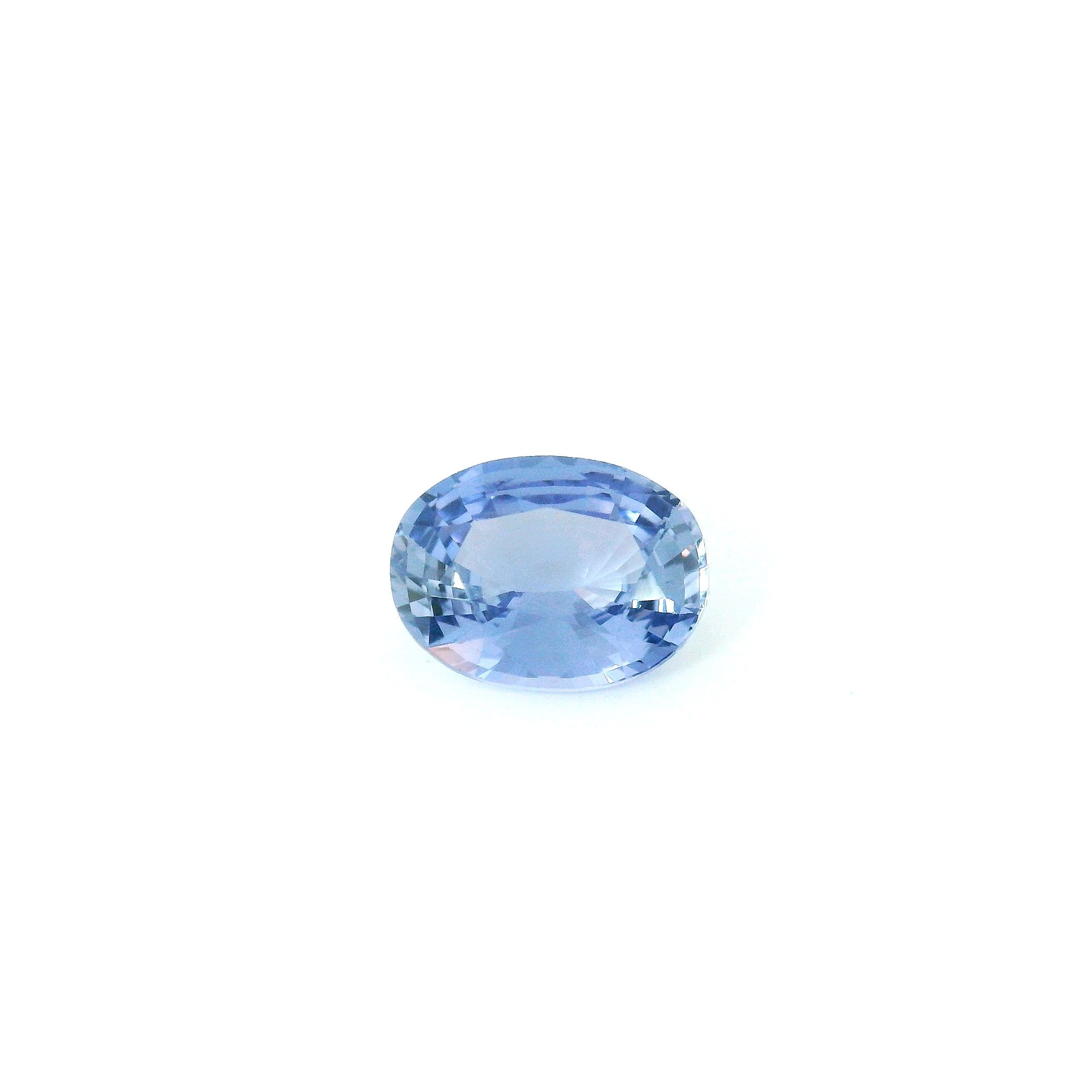 Szafir 1,18 ct, niebieski, szlif owalny