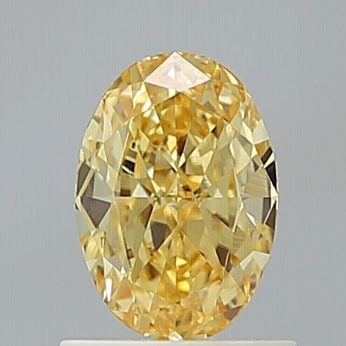 1.01 CT Fancy Intense Yellow OVAL