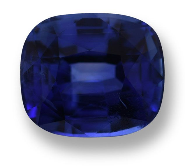 Szafir 1,03 ct, niebieski, szlif cushion