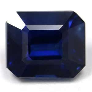 SAPPHIRE FACETED 1.23ct BLUE Intense Blue EC MADAGASCAR NONE