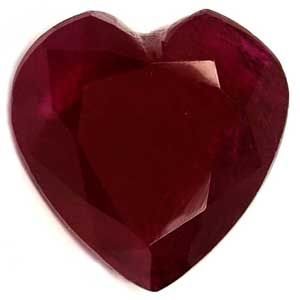 RUBY FACETED 1.98ct RED Deep Red SI REST_OF_AFRICA NONE