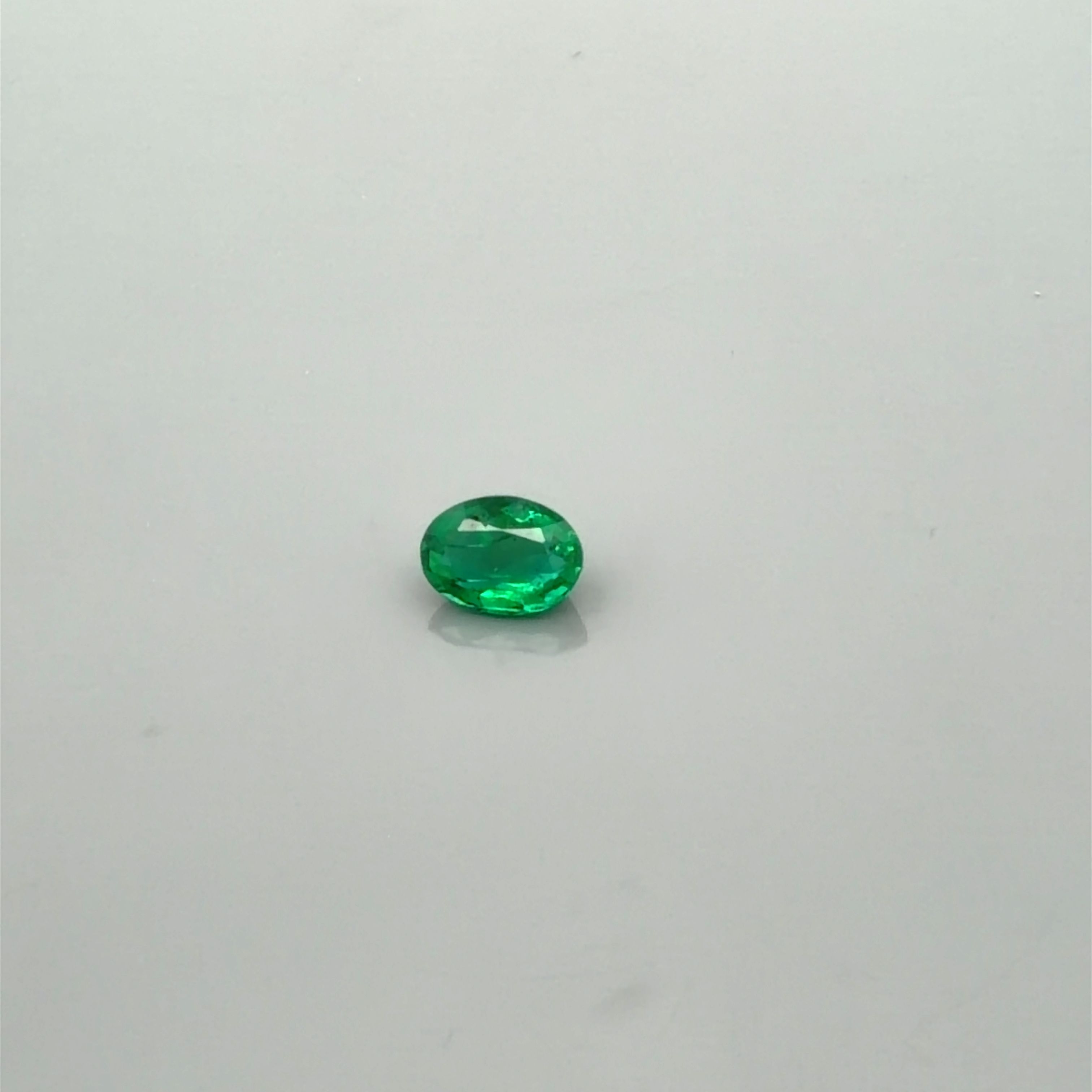 0.76 ct Oval Emerald