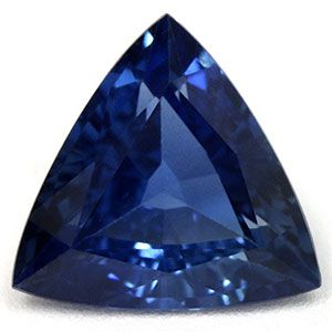 Szafir 1,77 ct, niebieski, szlif trilliant