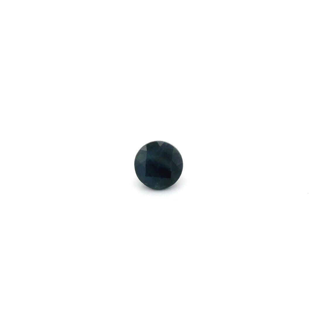 SAPPHIRE FACETED 0.52ct BLUE Deep Blue SI CAMBODIA HEATED