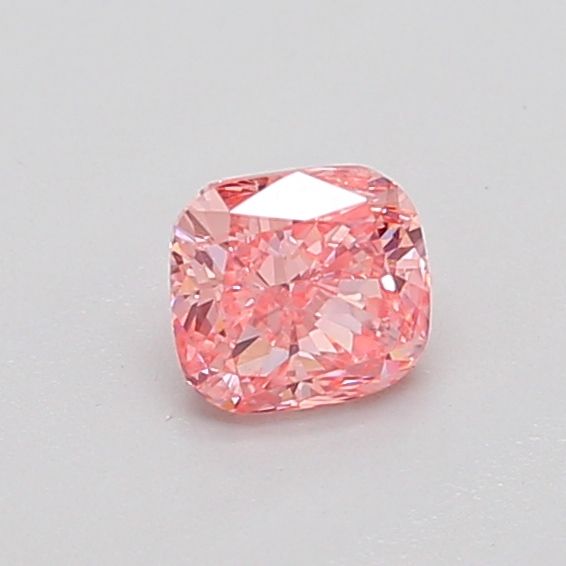 0.39 CT Fancy Intense Pink CUSHION BRILLIANT